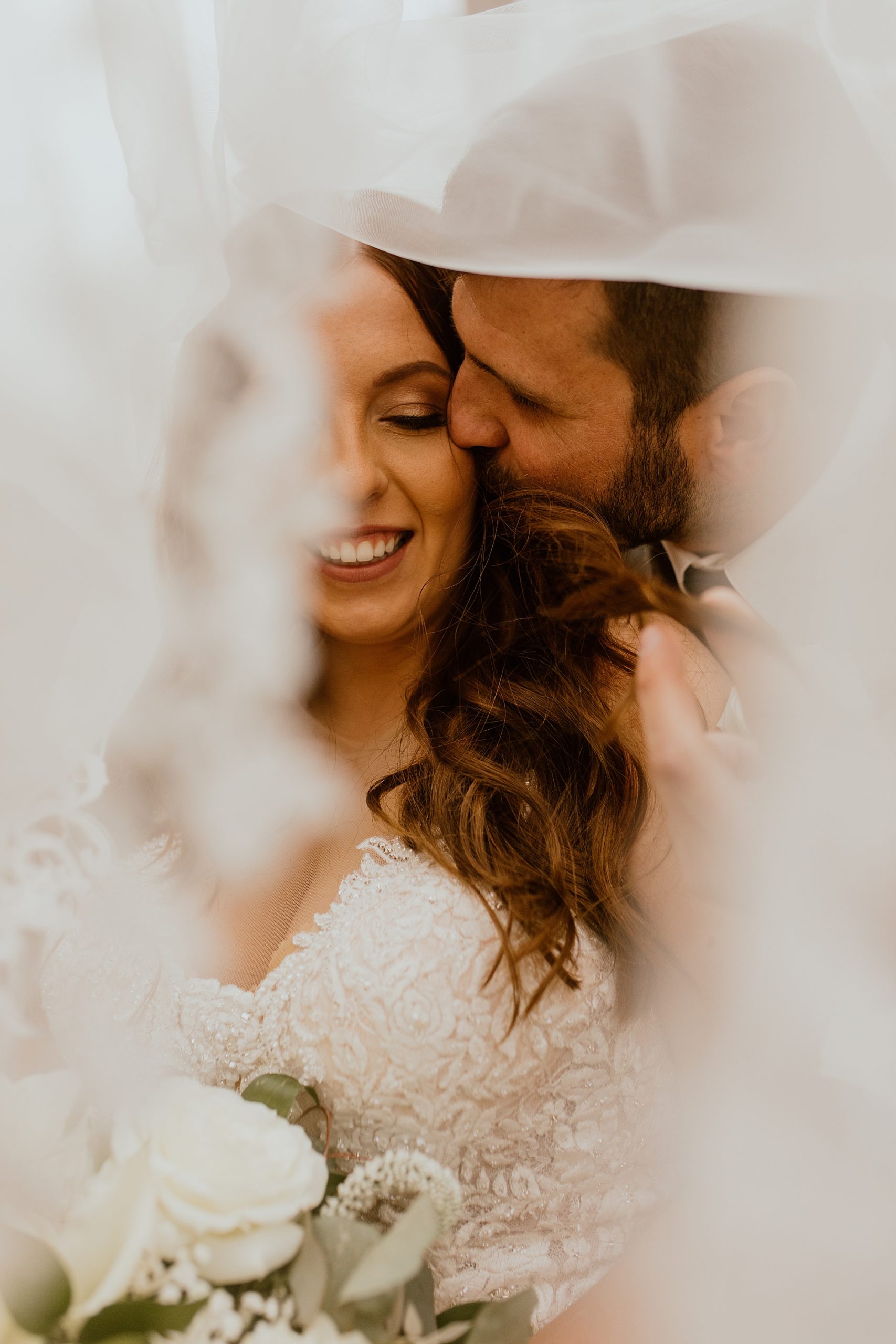 happy couple created a timeline before wedding day