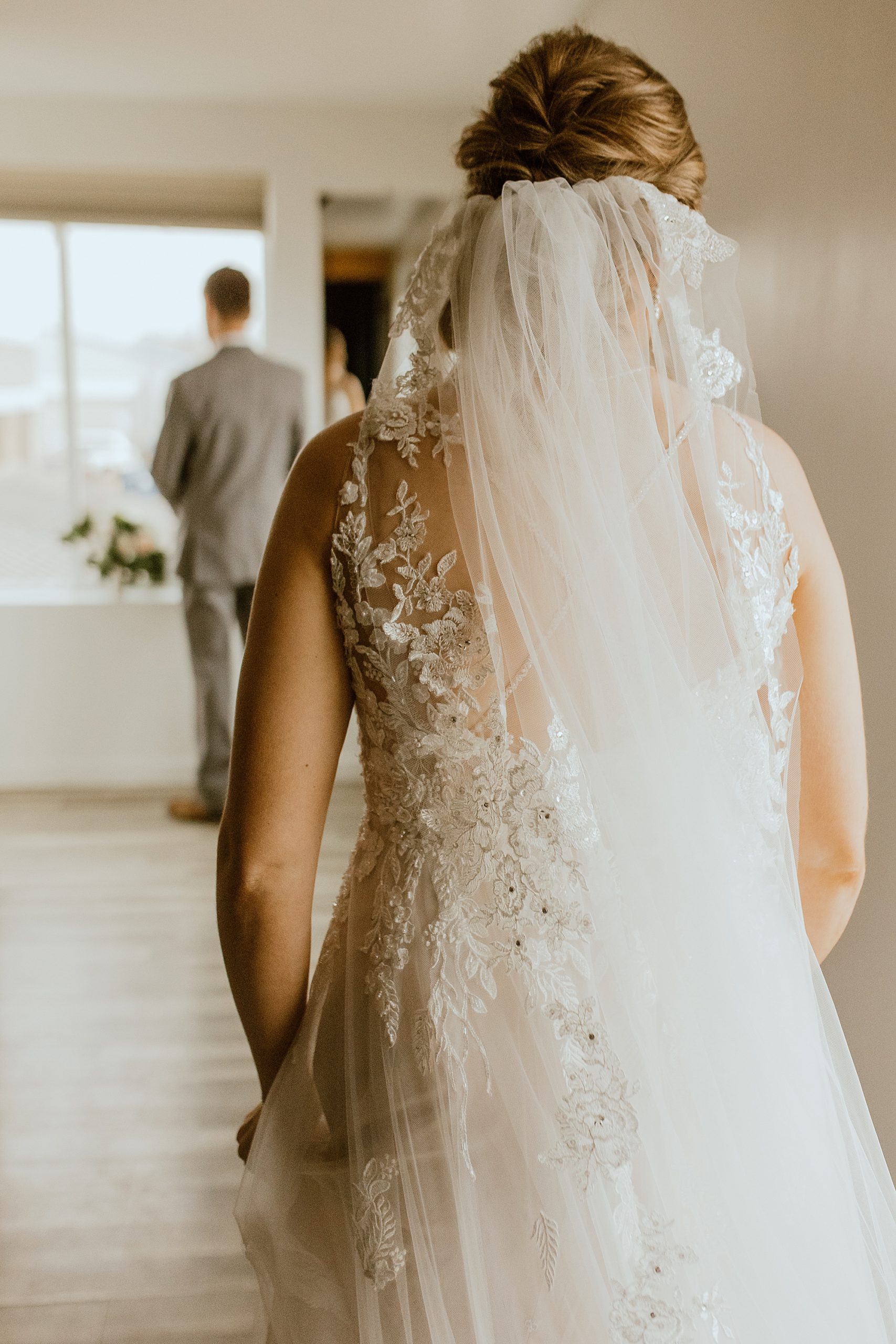 there are ways to calm your wedding day nerves this bride breathes deeply