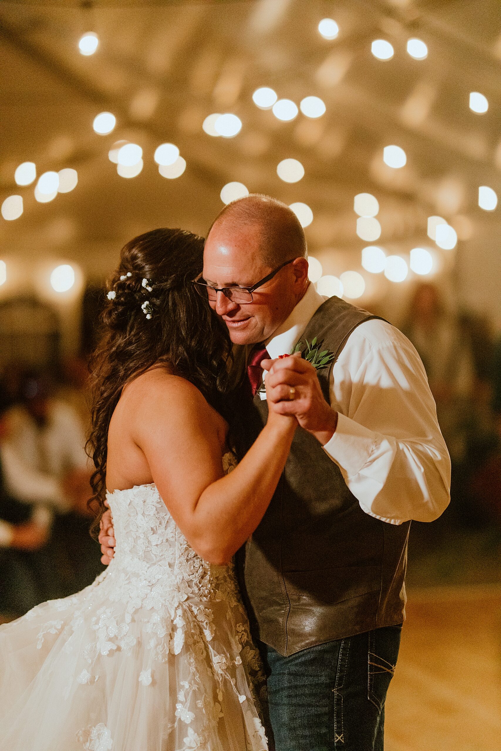 nighttime wedding photography